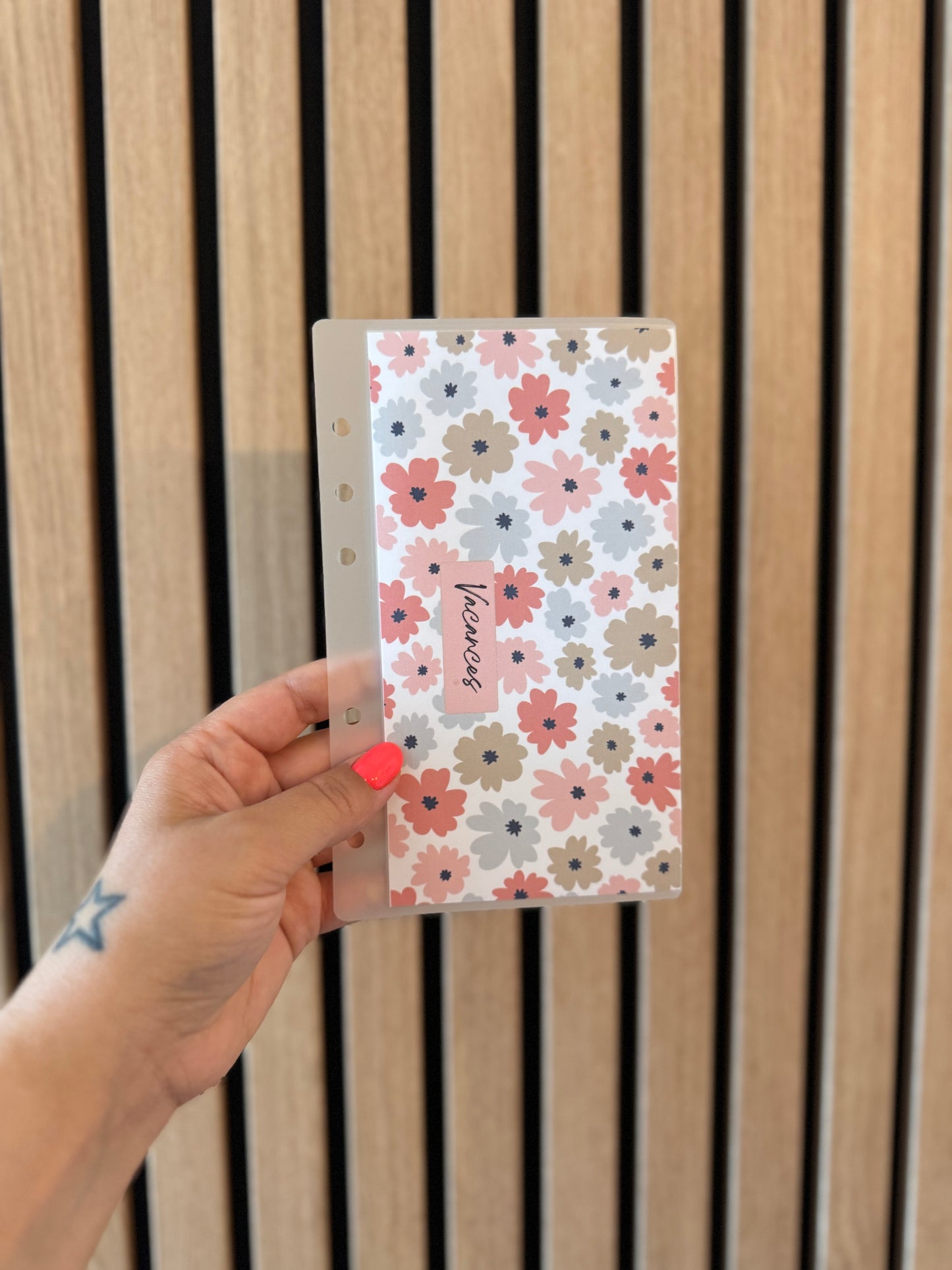 Enveloppes budget faites main A6 – Finition brillante ou mate | Collection Fleuris Multicolore