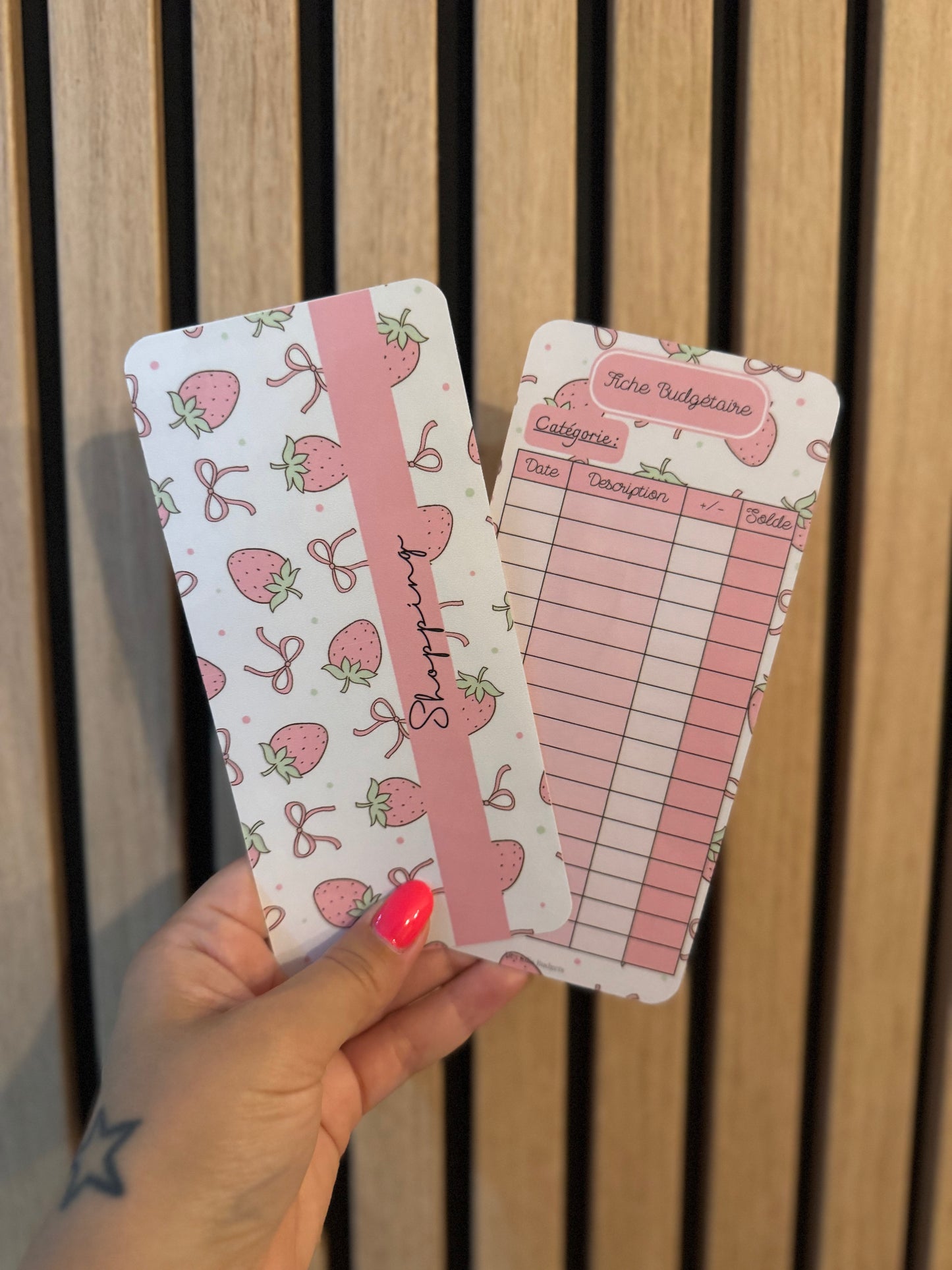 Tracker suivi budgétaire - Douceur Fraise 🍓