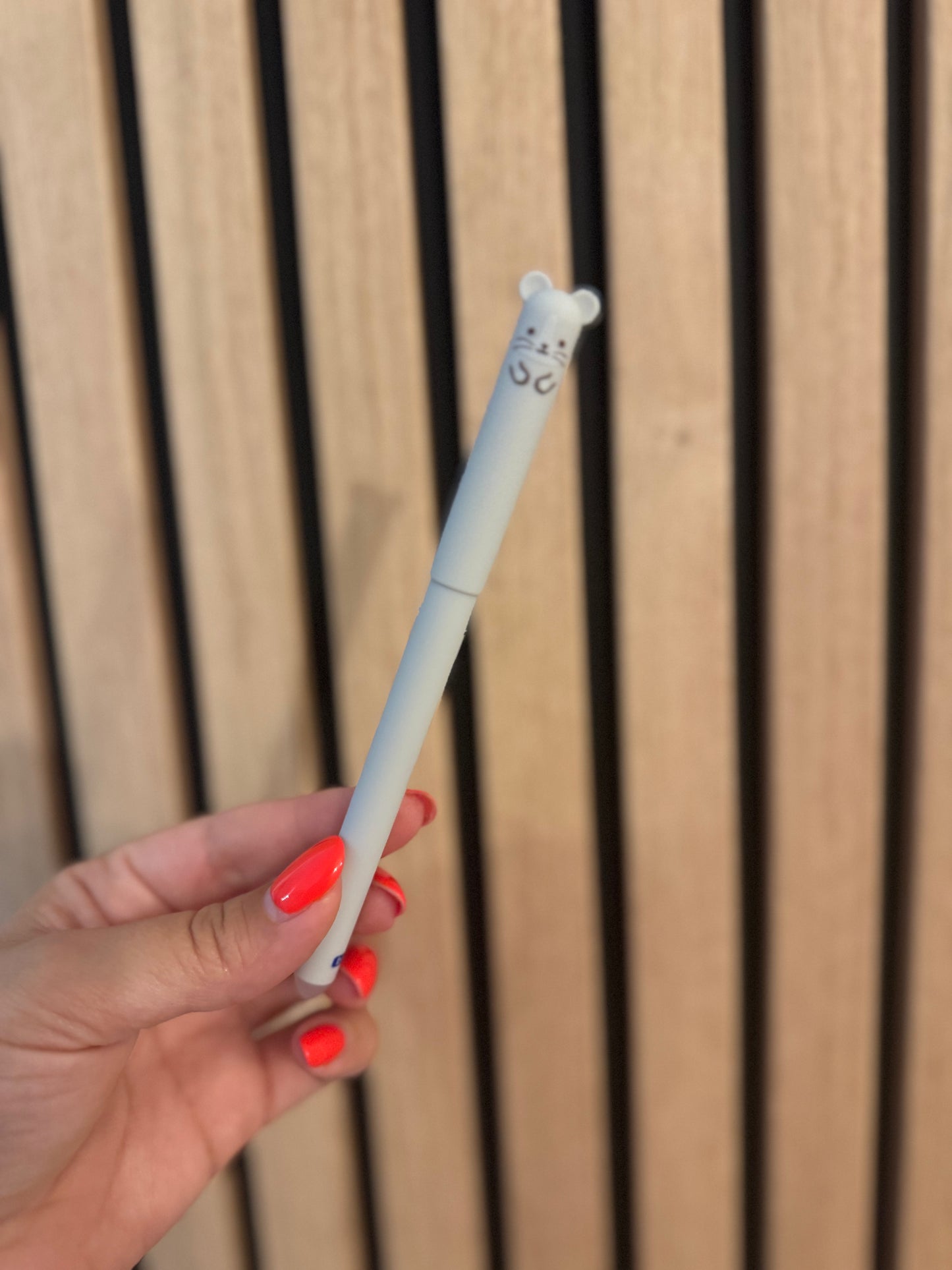 Stylo Animaux ( Couleur bleue )