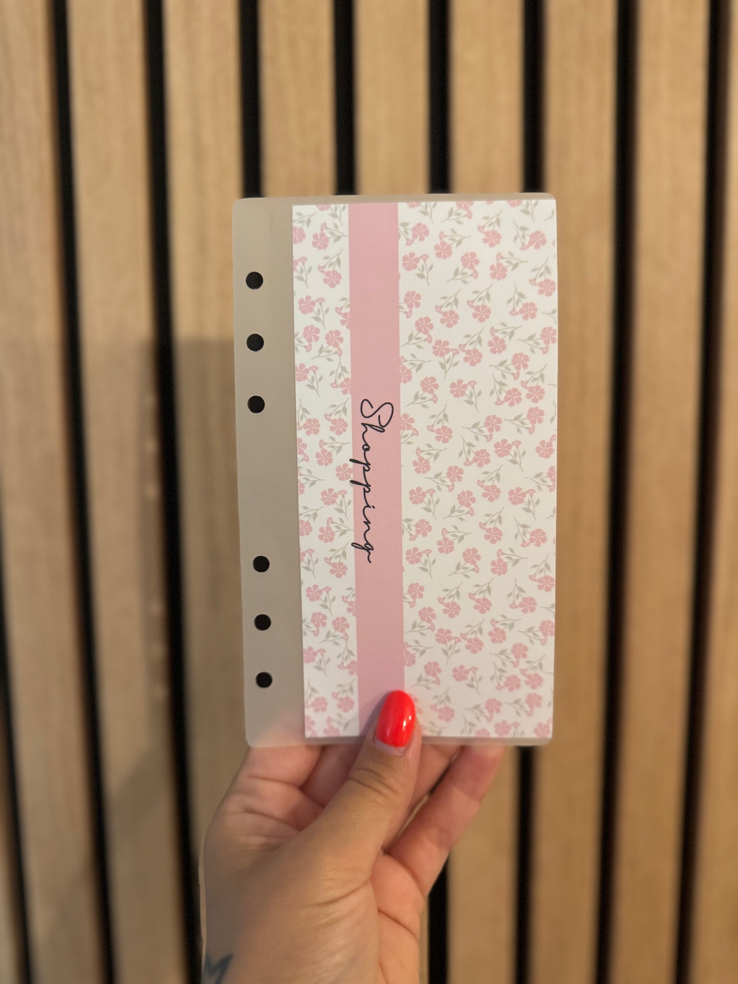Enveloppes budget faites main A6 – Finition brillante ou mate | Collection Pinky Flower
