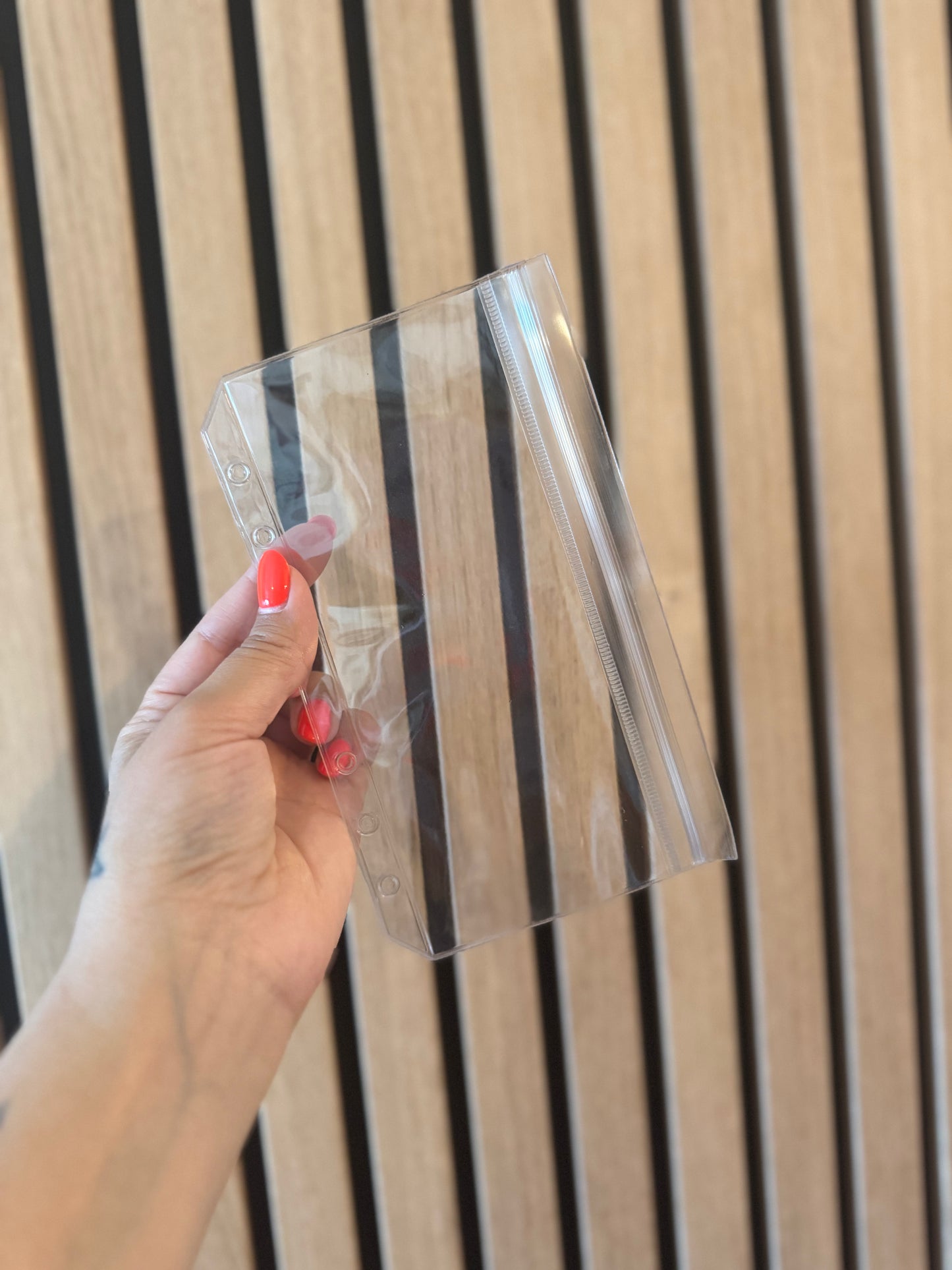 Enveloppes Brillante A6 avec double compartiment ( fermeture style sac congélation)
