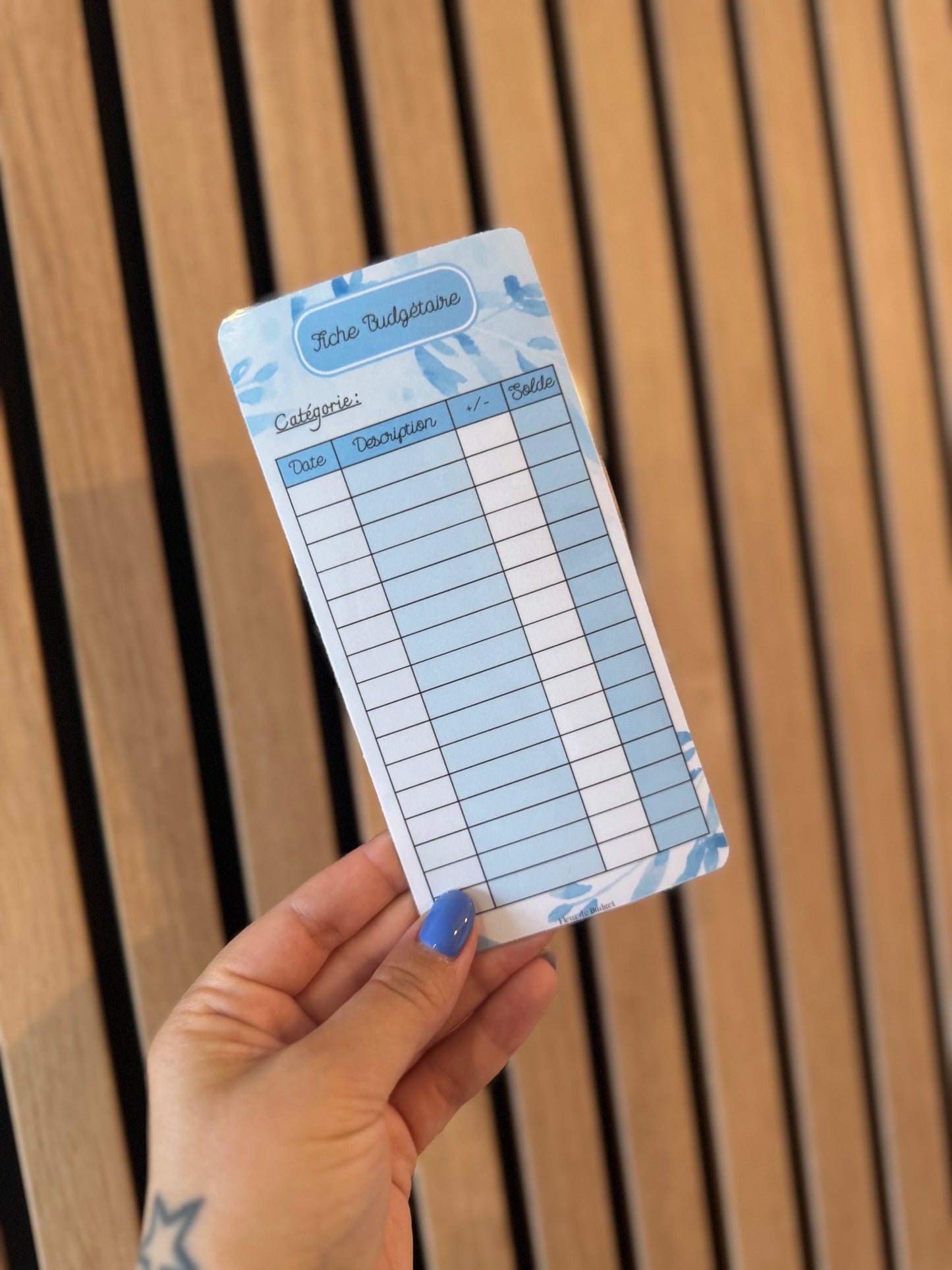 Tracker suivi budgĂ©taire Bleu đ