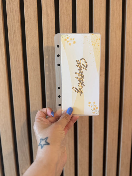 Enveloppes budget faites main A6 – Finition brillante ou mate | Collection Jaune