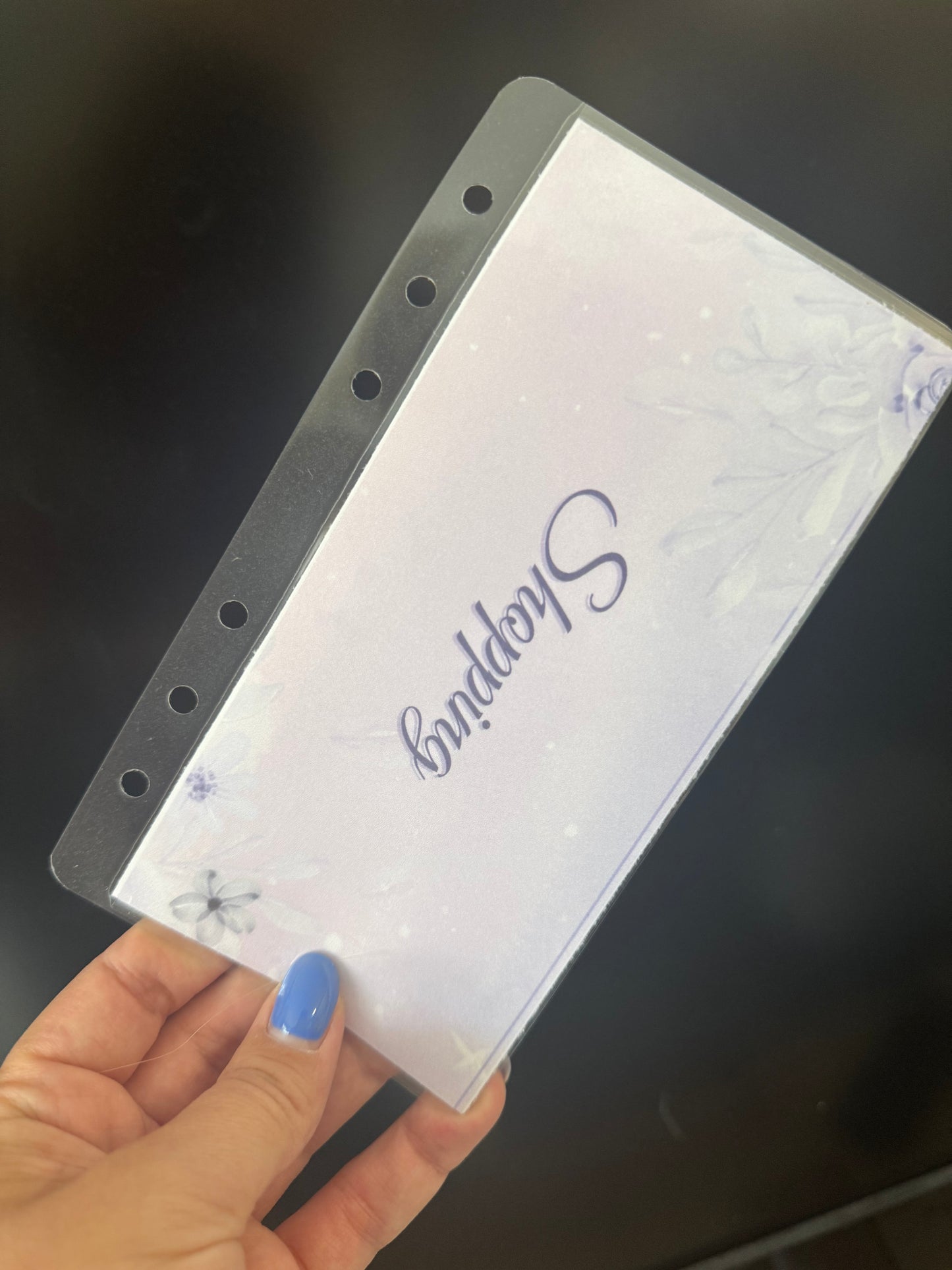 Enveloppes budget faites main A6 – Finition brillante ou mate | Collection violette