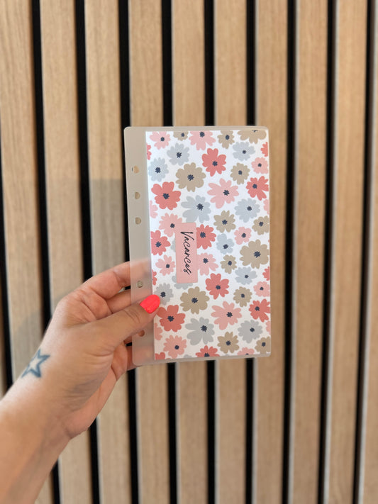 Enveloppes budget faites main A6 – Finition brillante ou mate | Collection Fleuris Multicolore