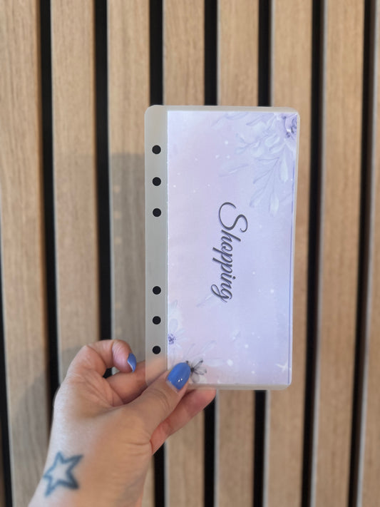 Enveloppes budget faites main A6 – Finition brillante ou mate | Collection violette