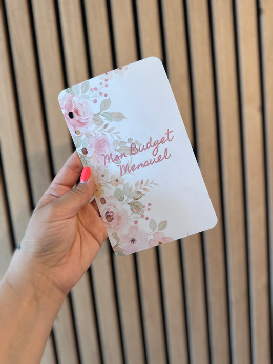 Page de Garde A6 « Couverture » - Design Fleuri Pastel