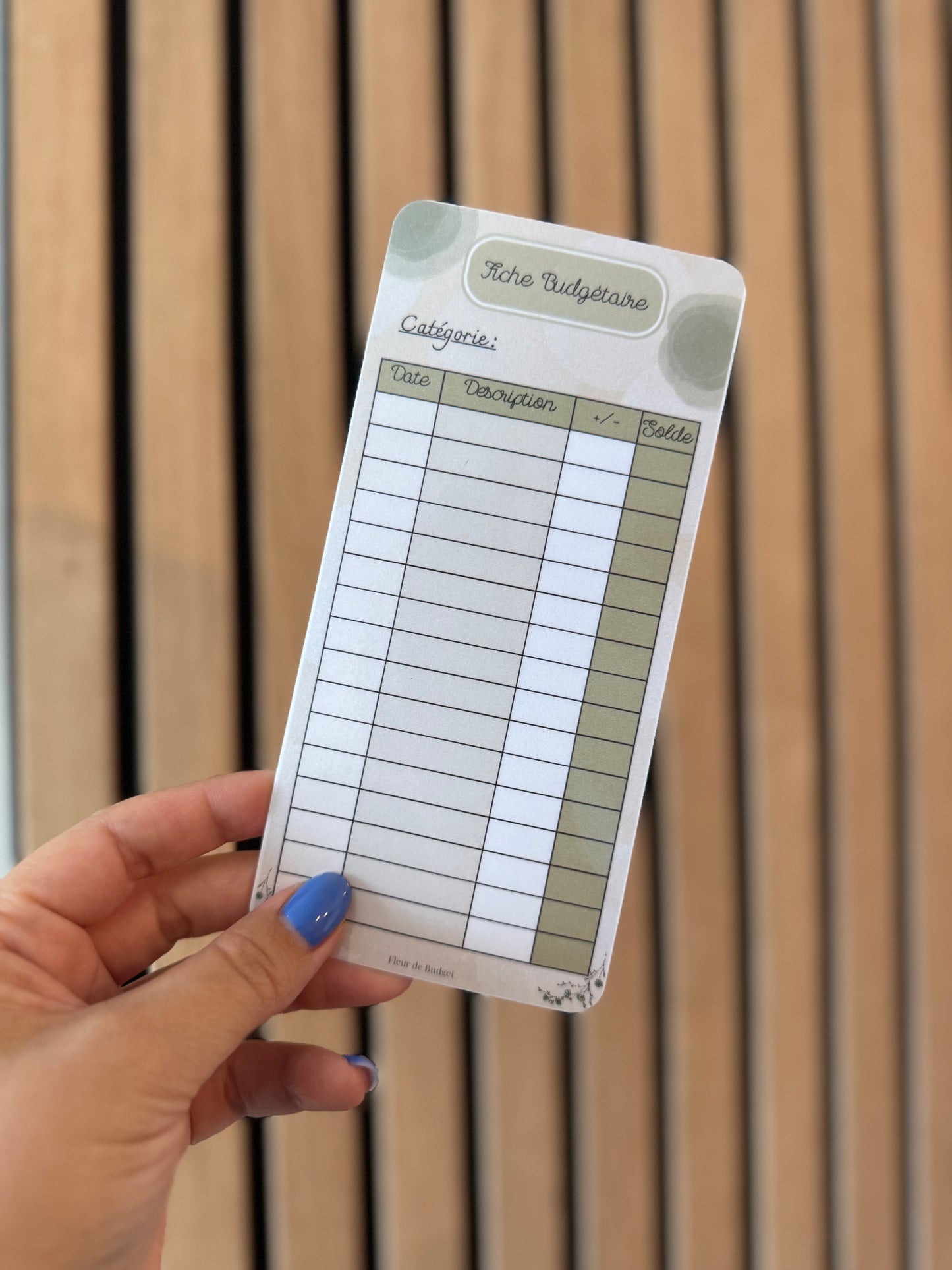 Tracker suivi budgétaire Kaki 💚