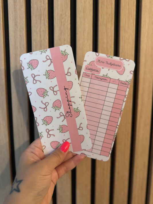 Tracker suivi budgétaire - Douceur Fraise 🍓
