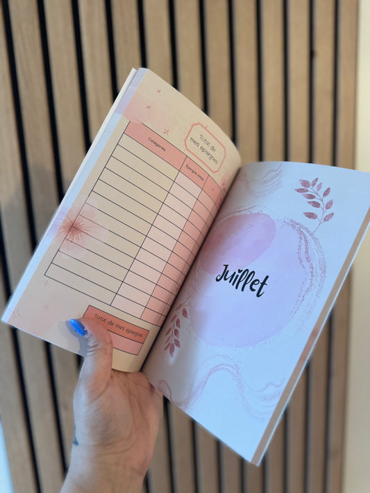Budget Planner Rose (Version Papier)