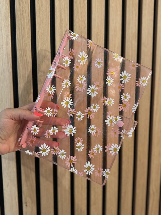 Classeur Rose Marguerite A5 🌼