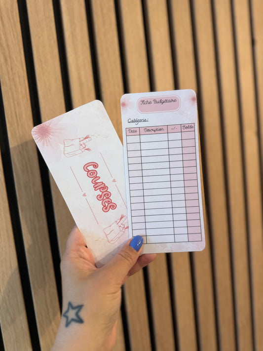 Tracker suivi budgétaire Rose 💖