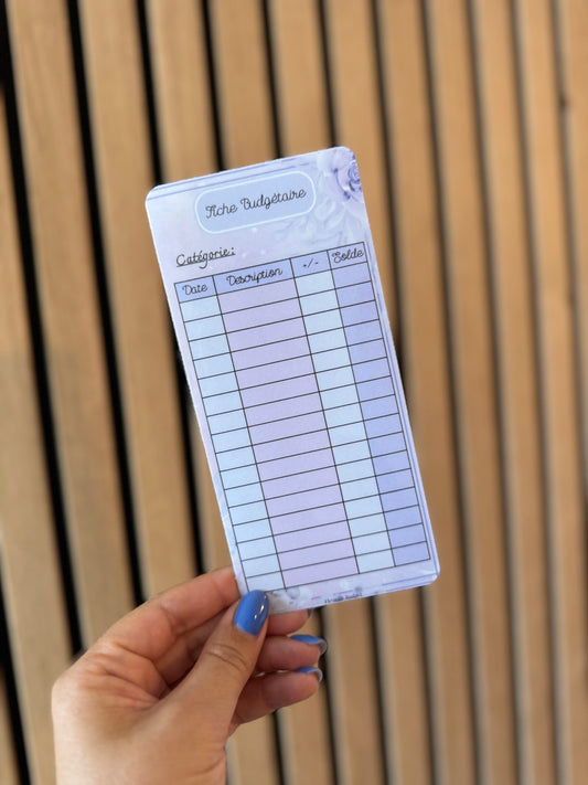 Tracker suivi budgétaire Violet 💜