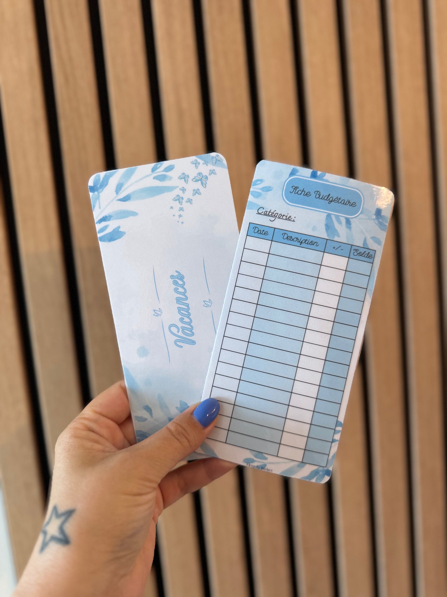 Tracker suivi budgétaire Bleu 💙