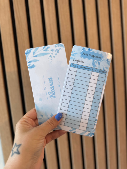 Tracker suivi budgétaire Bleu 💙