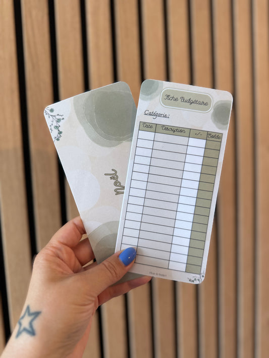 Tracker suivi budgétaire Kaki 💚