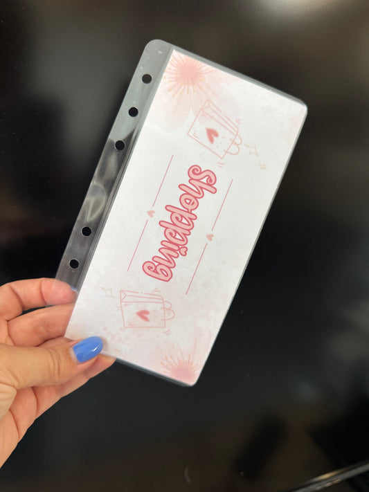 Enveloppes budget faites main A6 – Finition brillante ou mate | Collection Rose 💞