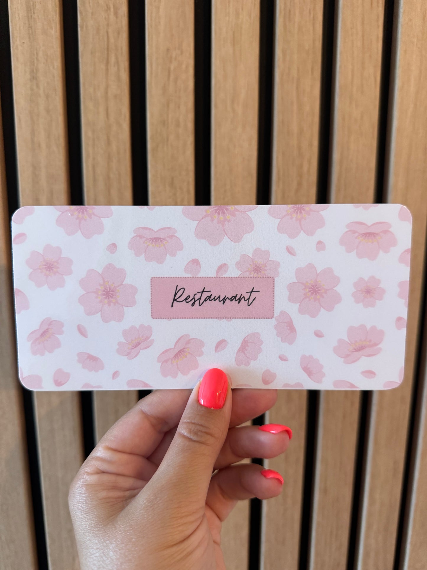 Page de Garde A6 - Catégories Fleuris Rose 🌸