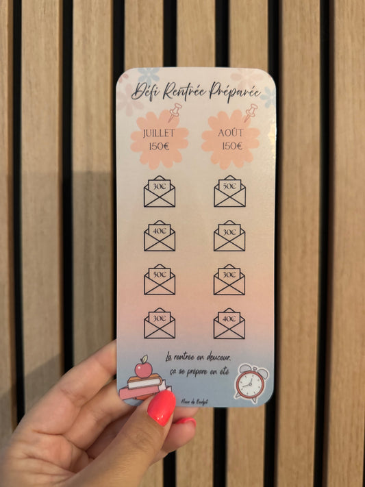 Tracker défi Rentrée Préparée
