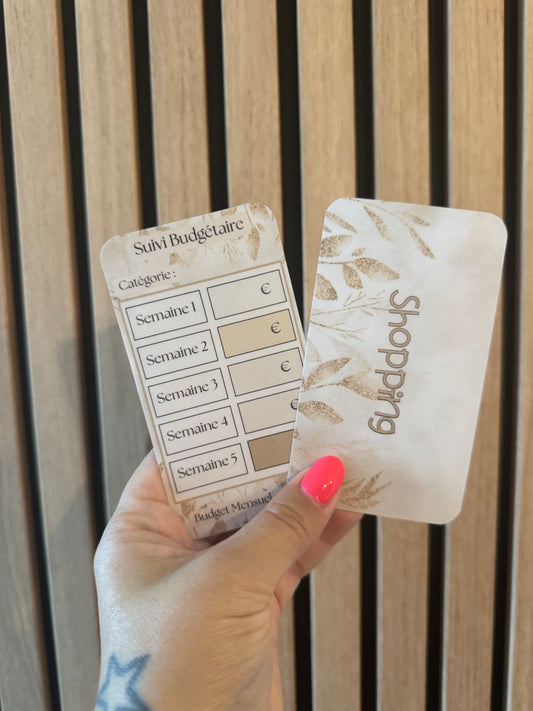 Page de garde A7 « Catégorie » - Feuilles doré